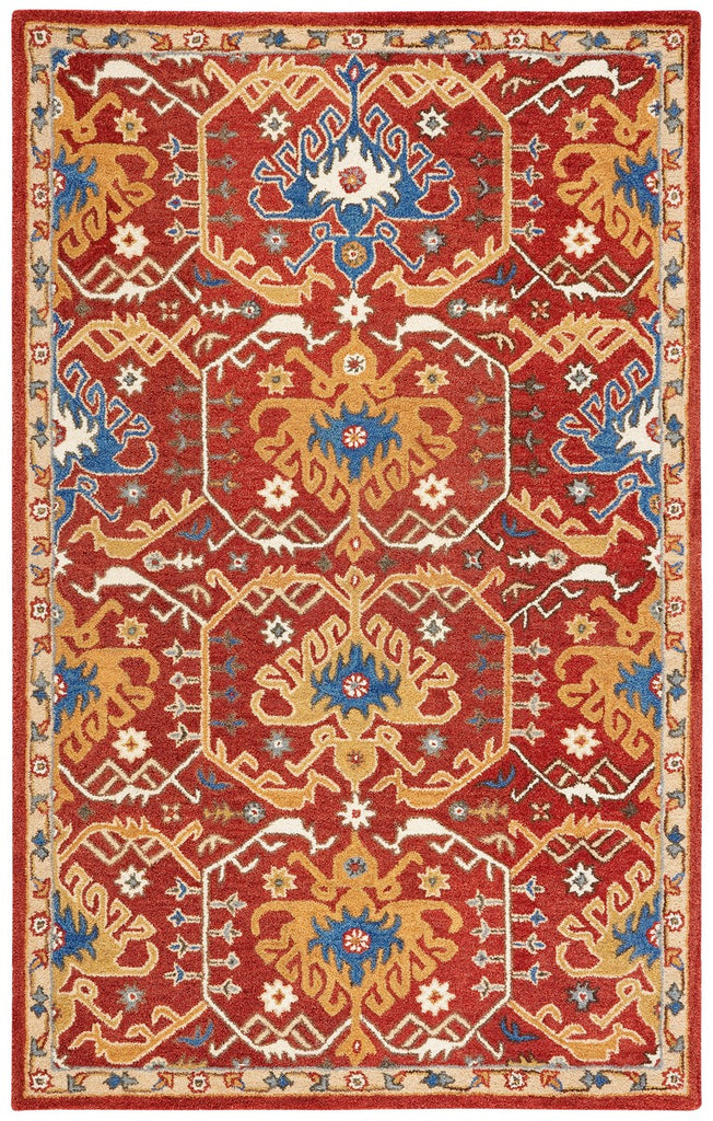 safavieh clearance antiquity at522q red rug