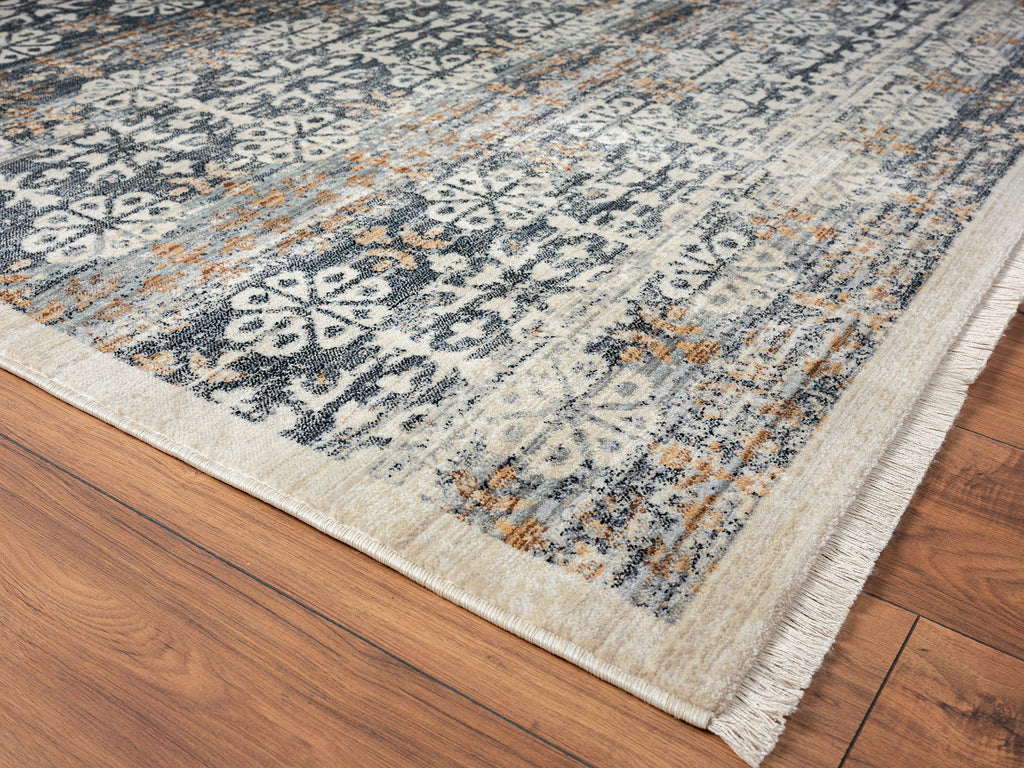Kalaty Clearance Aurora AU-914 Indigo Sand Rug