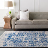 Rectangular Surya Rug Co. Harput Blue Rug | Indoor Rugs | Rugs Done Right