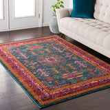 Surya Rug Co. Anika Teal Blue Rug | Indoor Rugs | Rugs Done Right 