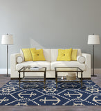 Kas Oriental Harbor 4220 Navy Rug