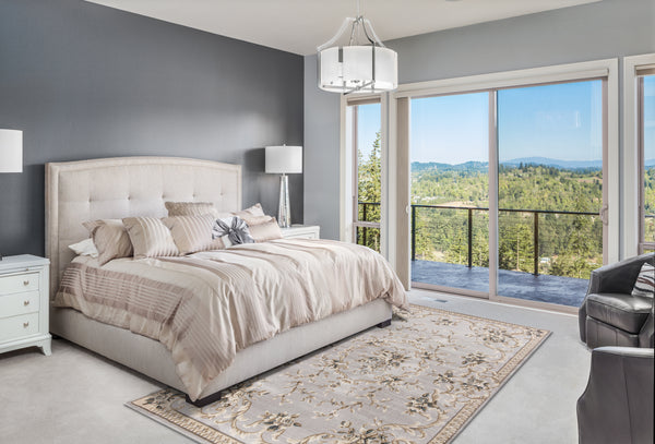 Kas Oriental Avalon 5604 Light Grey Rug