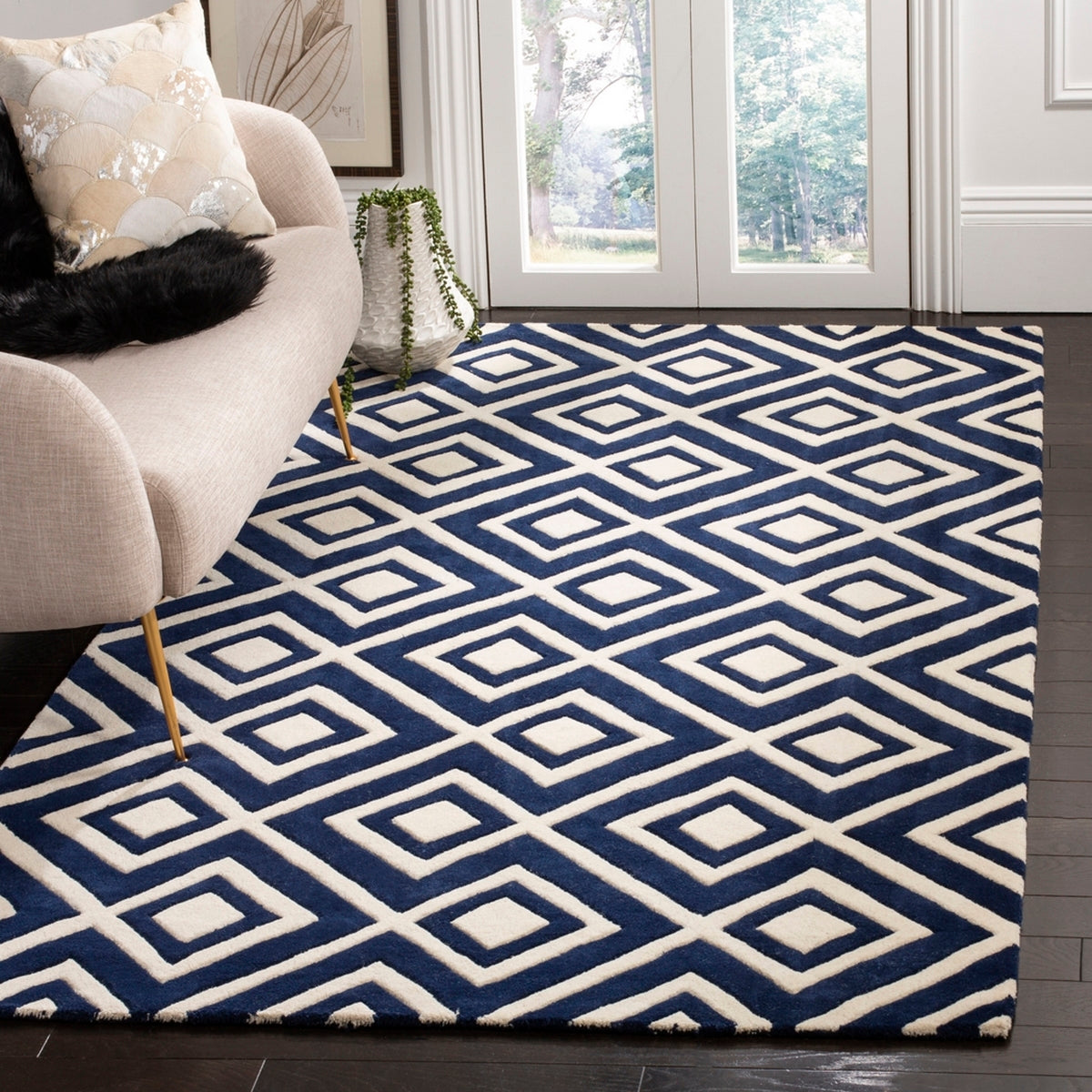 Safavieh Clearance Chatham CHT742C Navy Rug