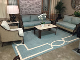 Kas Clearance Libby Langdon Hamptons 5225 Spa Rug