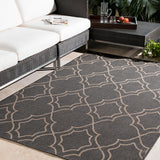 Rectangular Surya Rug Co. Alfresco Black Rug | Outdoor Rugs | Rugs Done Right 