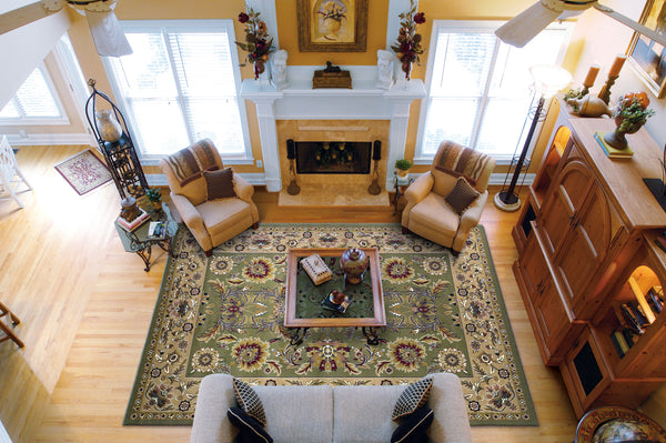 Kas Clearance Cambridge 7304 Green Rug