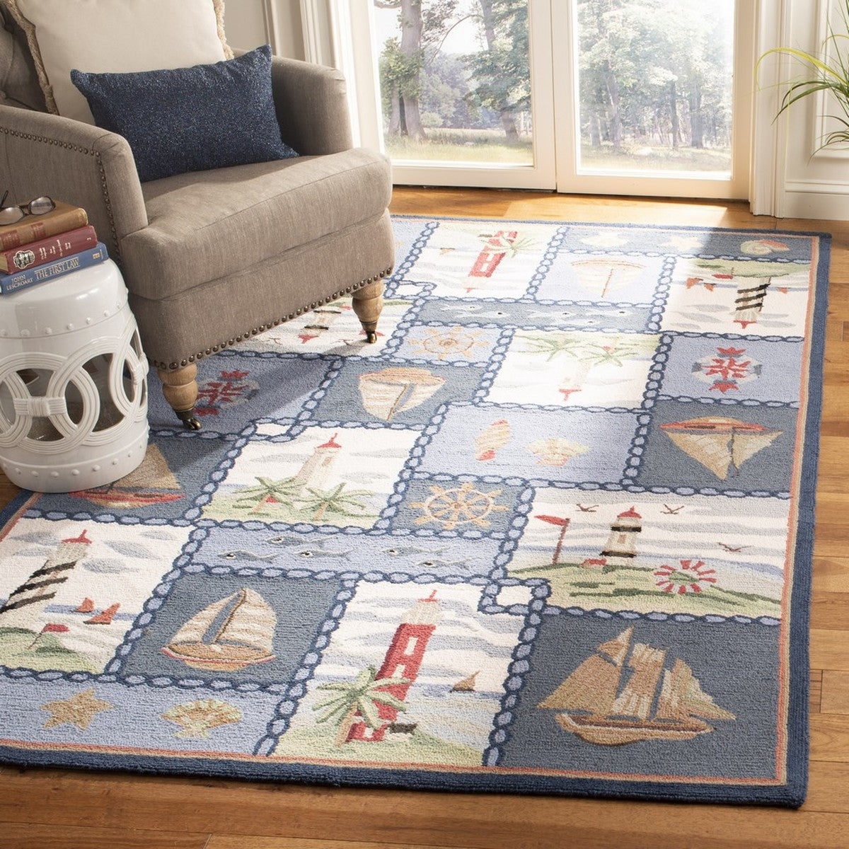 Safavieh Clearance Chelsea HK267A Blue Rug