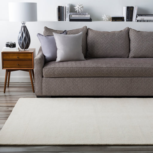 Rectangular Surya Rug Co. Mystique Ivory Rug | Cream Rugs | Rugs Done Right