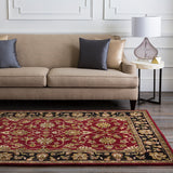 Traditional Surya Rug Co. Crowne Burgundy Rug | Indoor Rugs | Rugs Done Right 