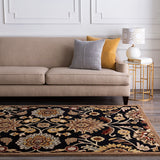 Surya rug co. | Black rug | Caesar | rugs done right