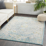 Transitional Surya Rug Co. Harput Teal Rug | Outdoor Rugs | Rugs Done Right 
