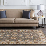 Hand Tufted Surya Floral Charcoal Rug | Floral Rugs | Rugs Done Right