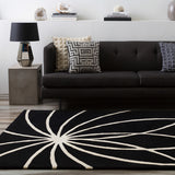 Livabliss Forum FM-7072 Black Rug