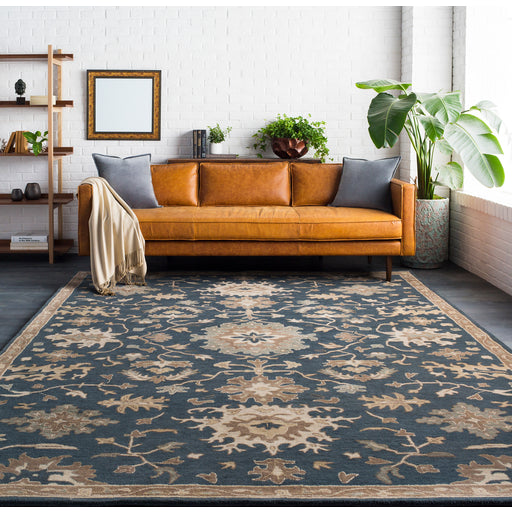 Surya Rug Co. Caesar Navy Rug | Navy Rugs | Rugs Done Right 