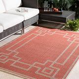 Surya Rug Co. Alfresco Rust Rug | Outdoor Rugs | Rugs Done Right 