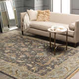 Surya Rug Co. Zeus Charcoal Rug | Persian Rugs | Rugs Done Right 