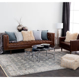 Surya rug co. | Black rug | Theodora | rugs done right