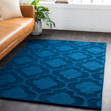 Surya Rug Co. Central Park Navy Blue Rug | Indoor Rugs | Rugs Done Right 