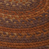 colonial mills braided wool ba70 rust rug