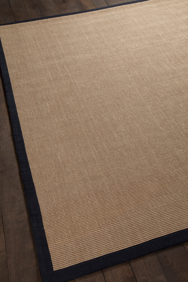 chandra bay bay black tan rug
