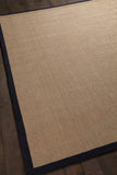 chandra bay bay black tan rug