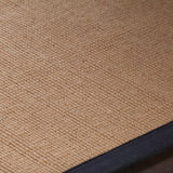 chandra bay bay black tan rug