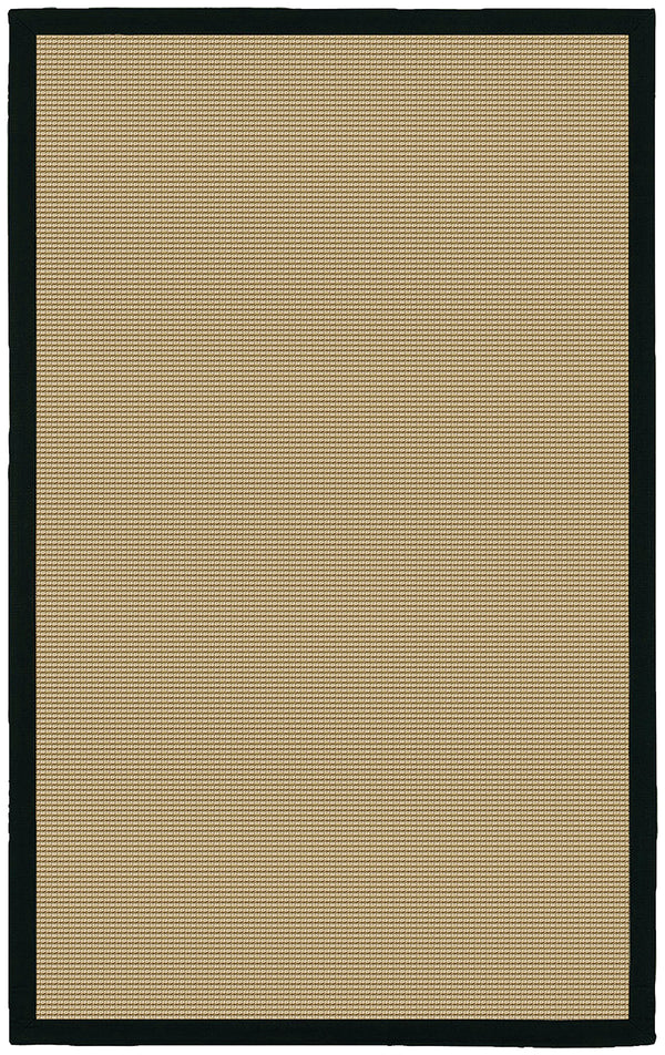 chandra bay bay black tan rug