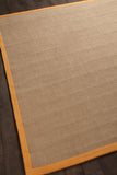 chandra bay bay orange tan rug