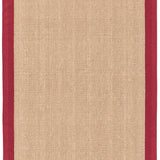 chandra bay bay red tan rug