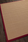 chandra bay bay red tan rug