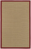 chandra bay bay red tan rug