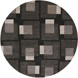 Chandra Bense Garza BEN-3009 Black Rug