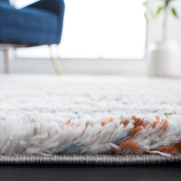 safavieh clearance berber shag ber565a blue rust rug