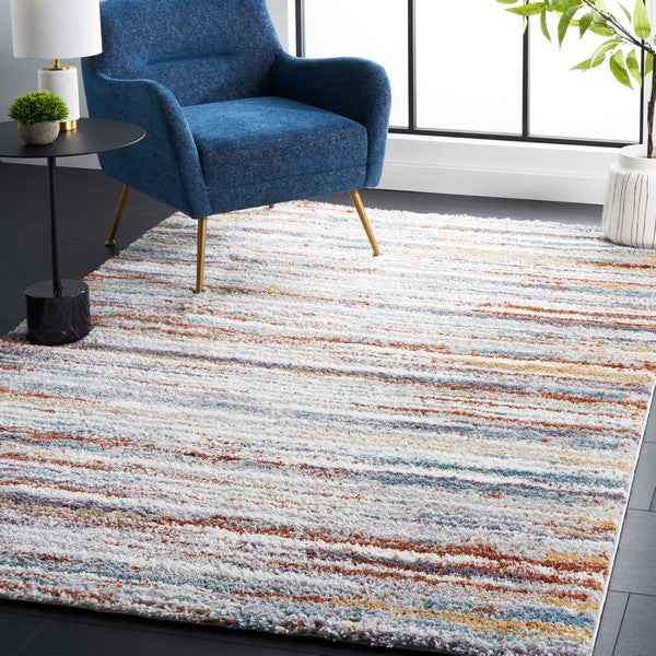 safavieh clearance berber shag ber565a blue rust rug