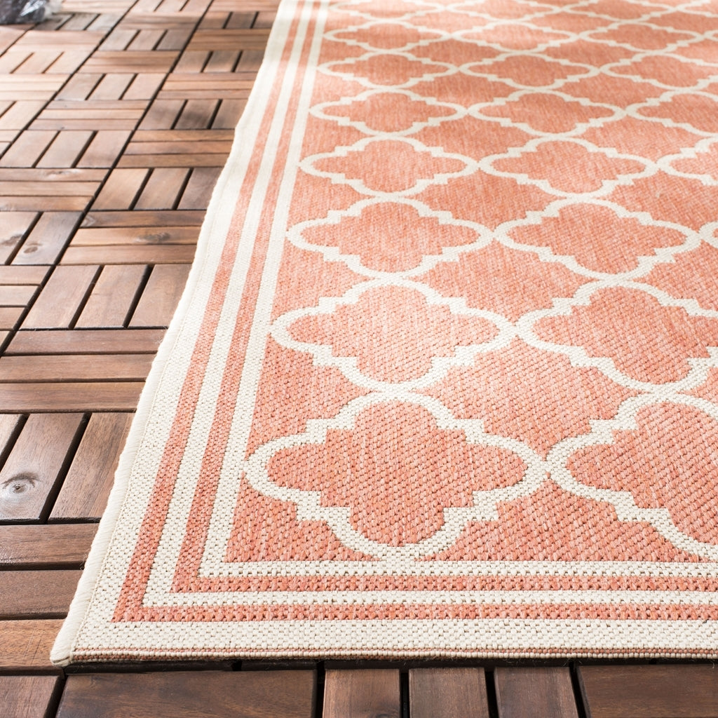 safavieh clearance beach house bhs121p rust rug