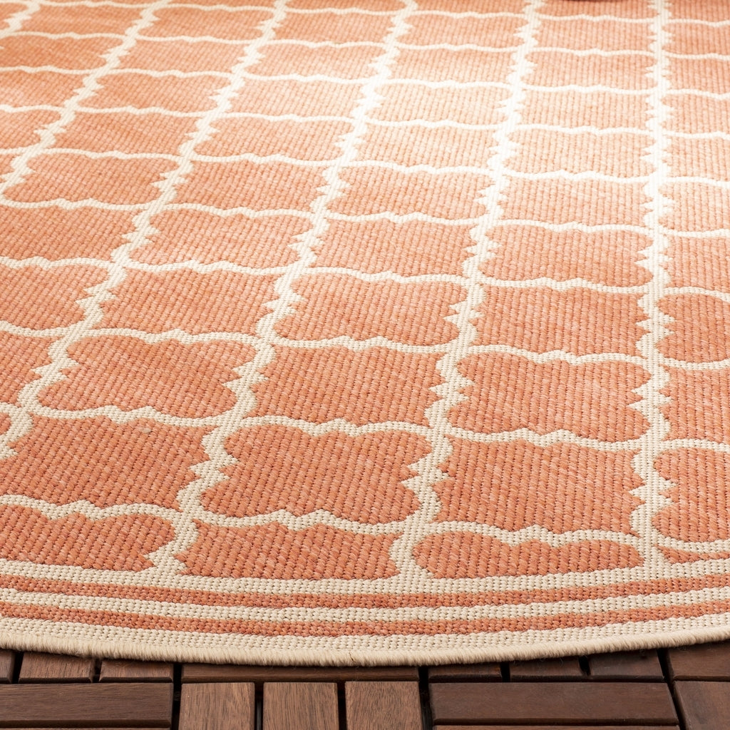 safavieh clearance beach house bhs121p rust rug