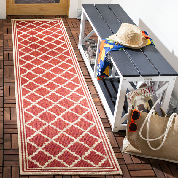 Safavieh Clearance Beach House BHS121Q Red Rug