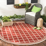 Safavieh Clearance Beach House BHS121Q Red Rug