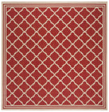 Safavieh Clearance Beach House BHS121Q Red Rug