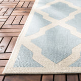 Safavieh Clearance Beach House BHS122K Aqua Rug