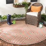 safavieh clearance beach house bhs123q red creme rug