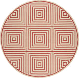 safavieh clearance beach house bhs123q red creme rug