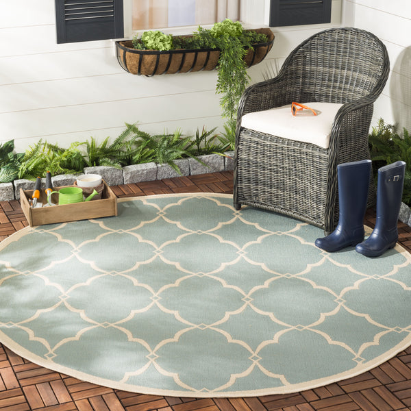 Safavieh Clearance Beach House BHS125K Aqua Rug