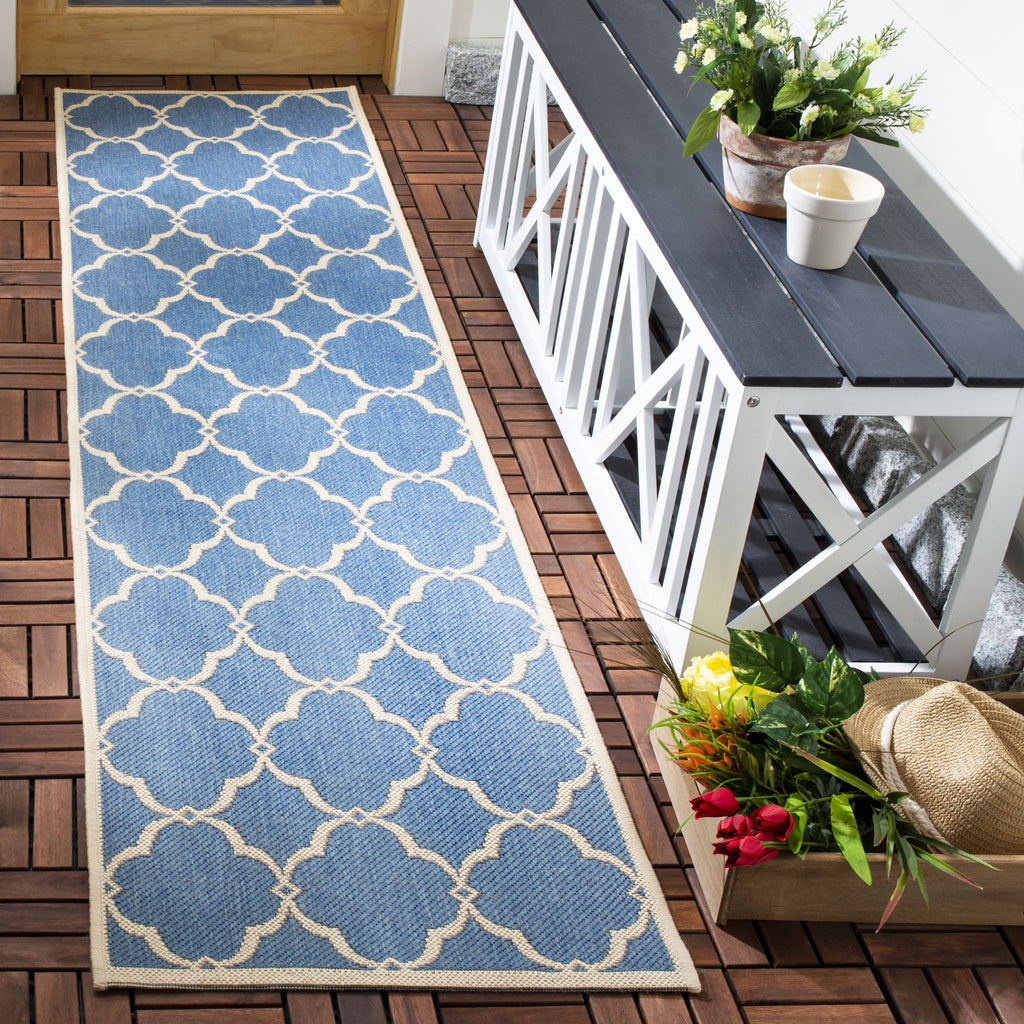 Safavieh Clearance Beach House BHS125M Blue Rug