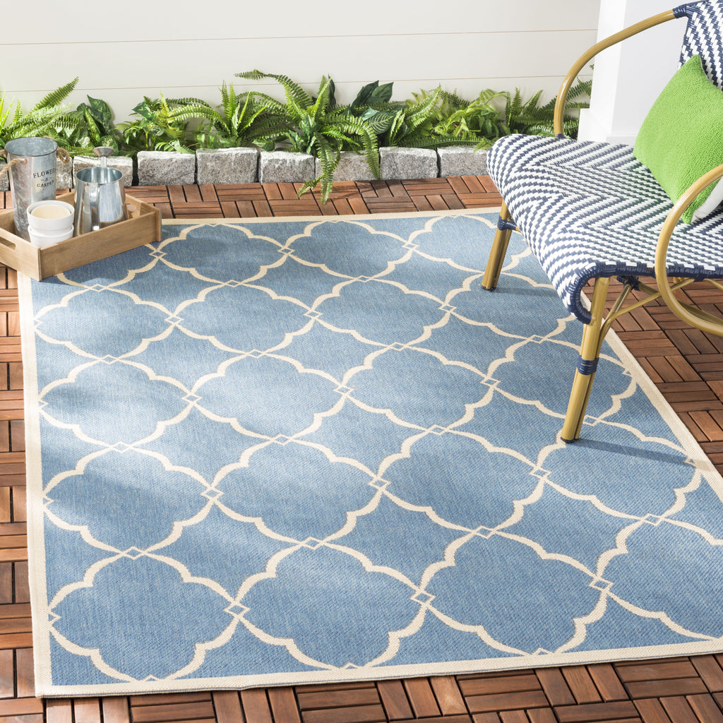 Safavieh Clearance Beach House BHS125M Blue Rug