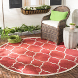 Safavieh Clearance Beach House BHS125Q Red Rug