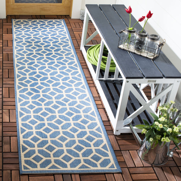 Safavieh Clearance Beach House BHS127M Blue Rug