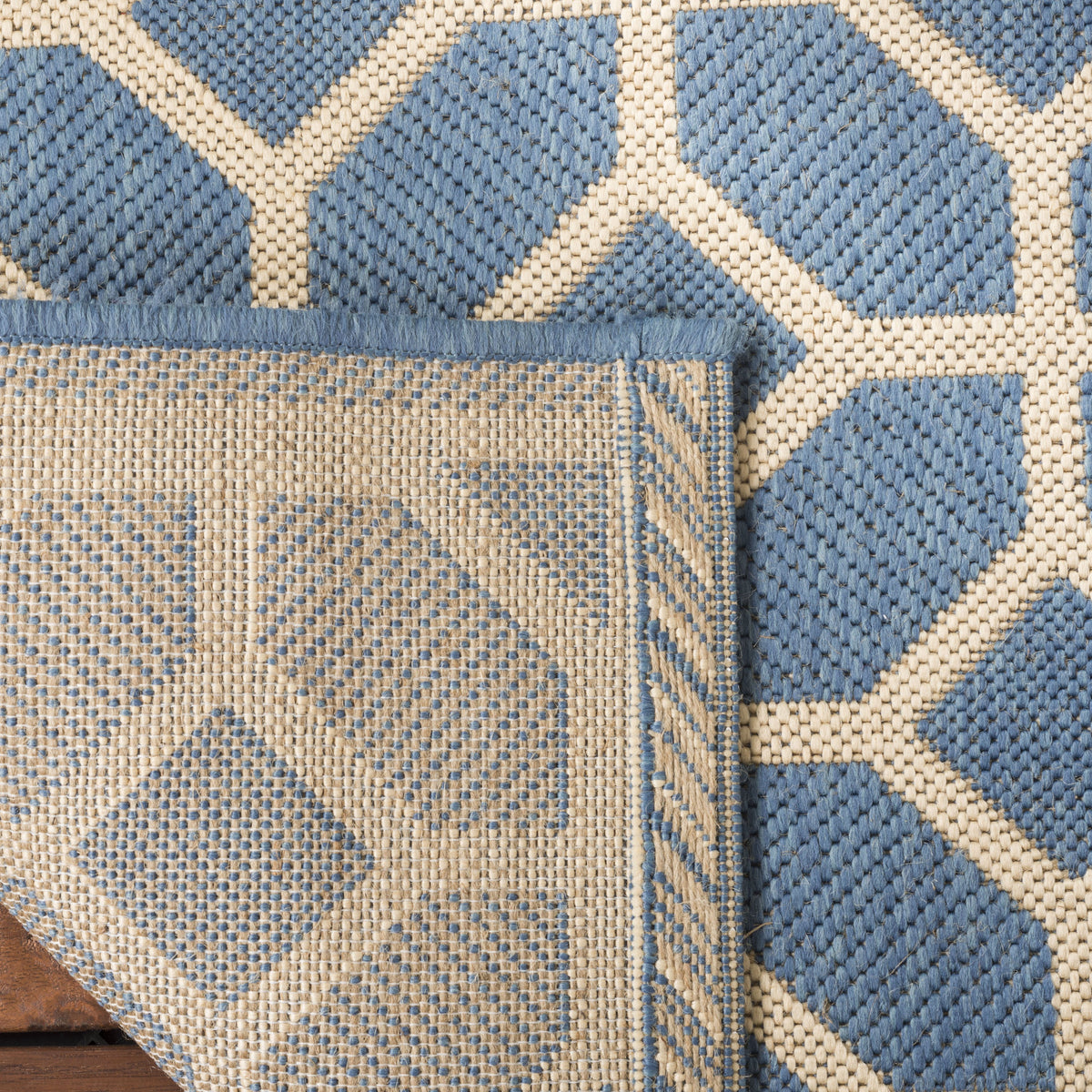 Safavieh Clearance Beach House BHS127M Blue Rug