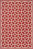 safavieh clearance beach house bhs127q red creme rug