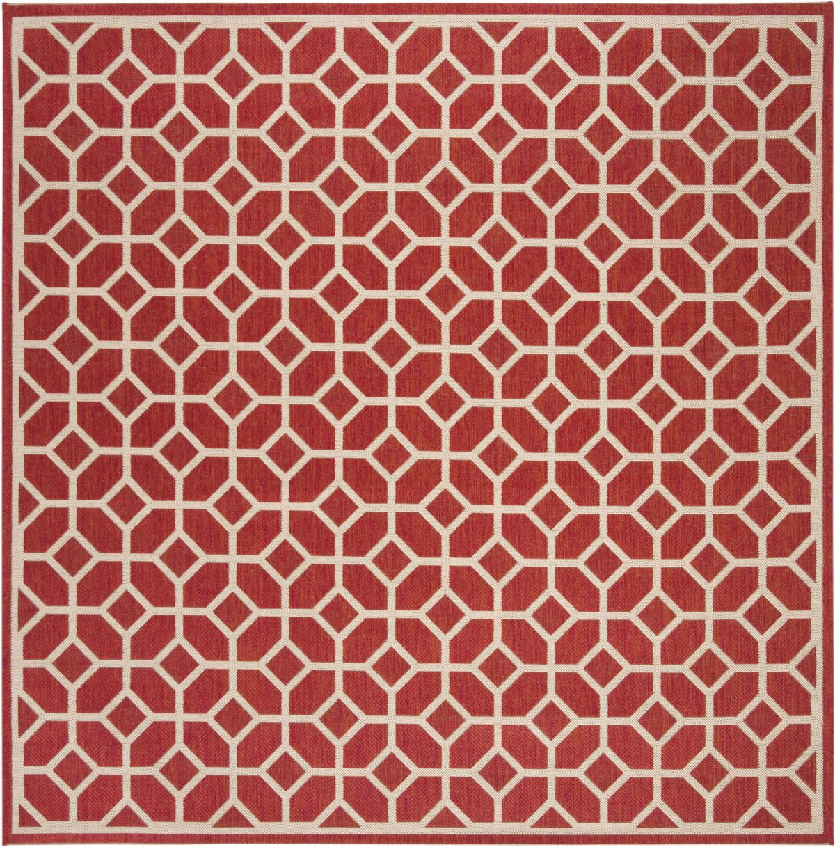 safavieh clearance beach house bhs127q red creme rug